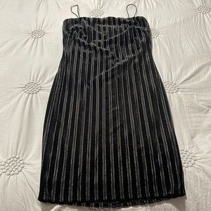 Black Strip Dress